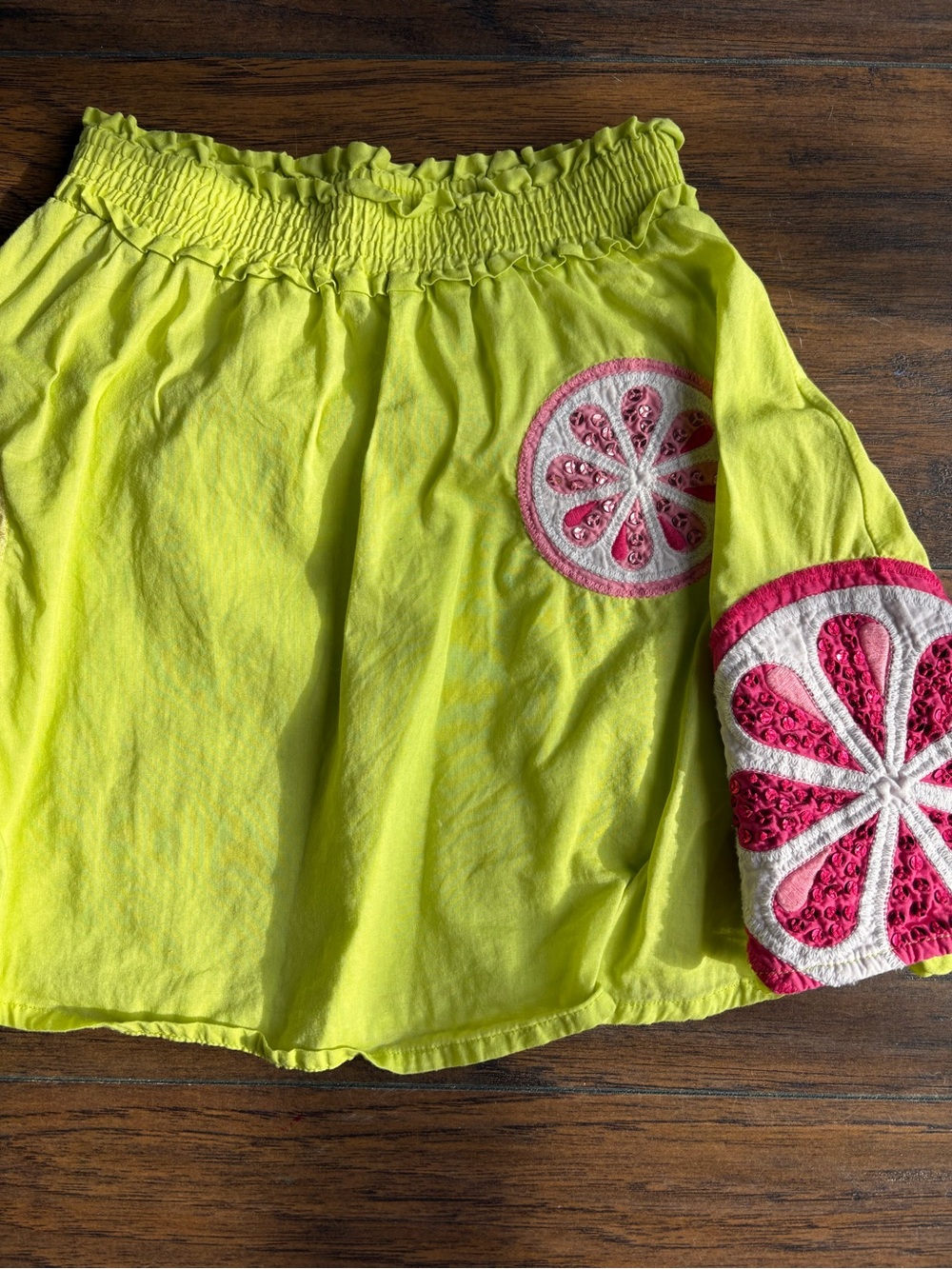 Gymboree Citrus Sequin Skirt | Girls Size 4